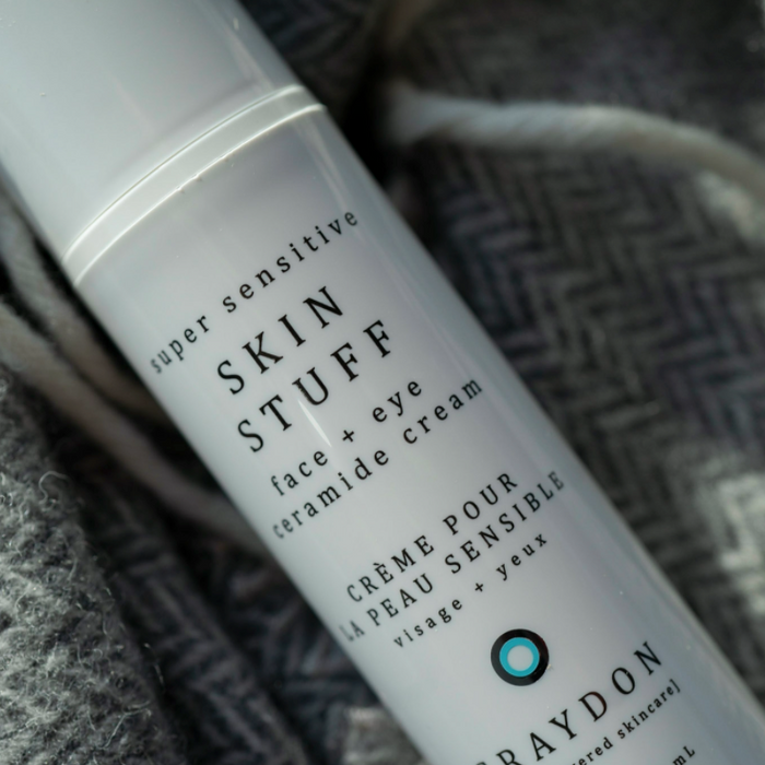 Skin Stuff Face + Eye Cream on blanket