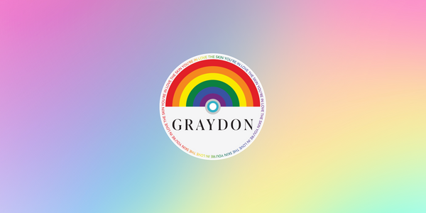 Graydon Skincare Pride Rainbow Logo